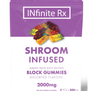 Buy INfinite Rx Shroom Infused Block Gummies Edibles Online